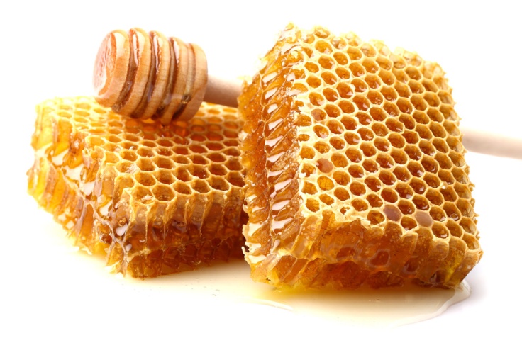 Honeycombs with spoon
